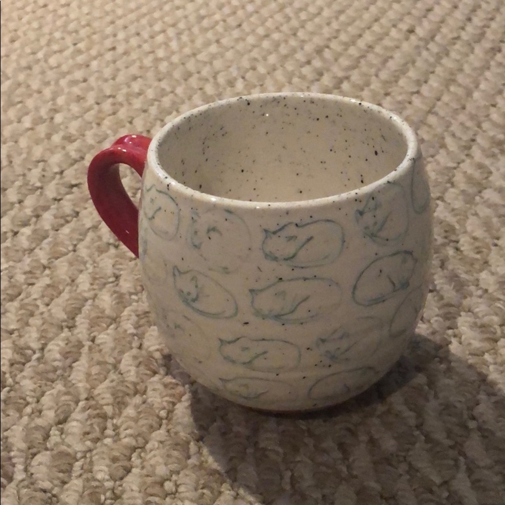 NWT Anthropologie Cat Mug